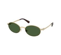 Swarovski Donna SK7033 400471 Occhiali da sole Metallo Oro Verde Rotonda Normale