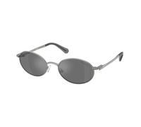 Swarovski Donna SK7033 40096G Occhiali da sole Metallo Grigio Grigio Rotonda Specchiate