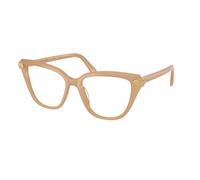Swarovski Donna SK2045 2002 Montature da vista Acetato Beige Trasparente Cat Eye Normale