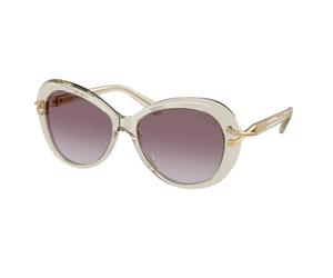 Swarovski Donna Swarovski SK6026 30038H Occhiali da sole Acetato Marrone Viola Farfalla Normale Sfumato