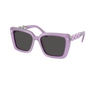 Swarovski Donna Swarovski SK6032 107587 Occhiali da sole Acetato Viola Grigio Squadrata Normale