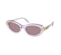 Swarovski Donna Swarovski SK6042 1079LA Occhiali da sole Acetato Viola Viola Rotonda Normale