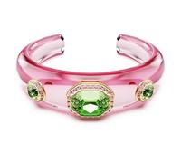 Swarovski Dulcis Collezione manchette, tailles mixtes, multicolore, plaqué ton doré
