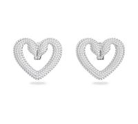 Swarovski - Ear Clips Una Heart White - - Accessories - Donna - Bianco - ONE SIZE