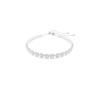 Swarovski Girocollo Tennis Ariana Grande x, Taglio misto, Cuore, Bianco, Placcato rodio