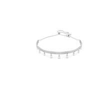 Swarovski Girocollo Ariana Grande x, Crystal Pearl, Taglio Round, Bianco, Placcato rodio