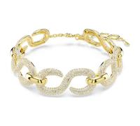 Swarovski Girocollo Dextera, Taglio Round, Bianco, Finitura oro 18K