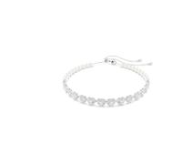Swarovski Girocollo Tennis Ariana Grande x, Taglio misto, Cuore, Bianco, Placcato rodio