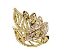 Swarovski - Graceful Bloom Cocktail Ring - - Accessories - Donna - Giallo - ONE SIZE
