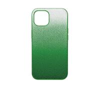 Swarovski High Custodia per Smartphone, con Superficie Ricoperta di CristalliSwarovski , Compatibile con iPhone 14, Verde