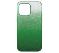Swarovski High Custodia per Smartphone, con Superficie Ricoperta di CristalliSwarovski , Compatibile con iPhone 14 Pro Max, Verde