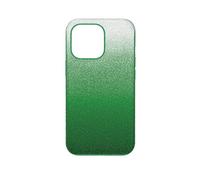 Swarovski High Custodia per Smartphone, con Superficie Ricoperta di CristalliSwarovski , Compatibile con iPhone 13 Pro, Verde