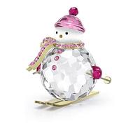 SWAROVSKI Holiday Cheers Dulcis Pupazzo di neve rosa