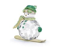 Swarovski Holiday Cheers Dulcis Pupazzo di Neve, Verde