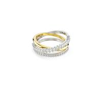 Swarovski Anello Hyperbola, Taglio misto, Bianco, Mix di finiture, 58
