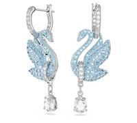 Swarovski Incantevoli orecchini a forma di cigno 2in1 con cristalli Iconic Swan 5660593