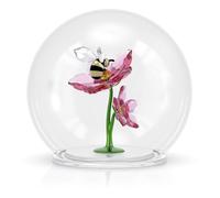 Swarovski Idyllia Sfera in Vetro con Ape e Fiori