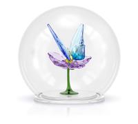 Swarovski Idyllia Sfera in Vetro con Farfalla e Fiore
