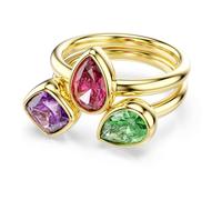 Swarovski Imber Collezione, Mixed Cuts, Multicolore, Finitura oro 18k