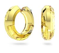 Swarovski Lucent Orecchini a Cerchio, con CristalliSwarovski e Chiusura in Alluminio, Giallo