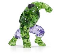 Swarovski Marvel Hulk, Oggetto Decorativo con Personaggio in CristalliSwarovski , Verde