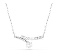 Swarovski Matrix Collana, Taglio Rotondo, Bianco, Placcato Rodio