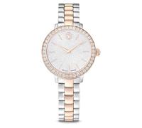 Swarovski Matrix 3 Bracciale in metallo a maglie, Acciaio inossidabile, PVD Oro rosa Argento