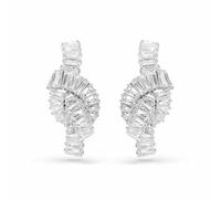 Swarovski Matrix Collezione, nœud, blanc, plaqué rhodium