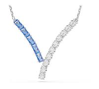 Swarovski Matrix Collezione, tailles mixtes, bleu, plaqué rhodium