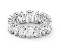 Swarovski Matrix Vittore Collezione Anello, Bianco, Matrix Vittore Drop Cut Ring, 60