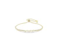 Swarovski Mesmera Bracciale, Tagli Misti, Bianco, Finitura Oro 18 Carati
