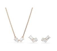Swarovski Mesmera set moi et toi, bianco, oro rosa placcato