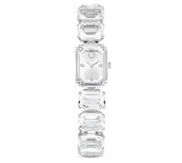Swarovski Millenia Orologio, con CristalliSwarovski a Taglio Ottagonale, Struttura in Acciaio Inossidabile, Bianco