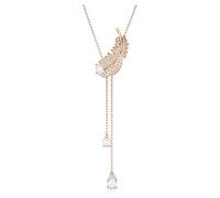 COLLANA PENDENTE Y PIUMA BIANCA NICE SWAROVSKI
