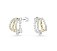 Swarovski Orecchini 'HYPERBOLA' oro / argento / trasparente, Taglia One Size
