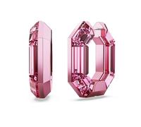 Swarovski Orecchini a cerchio Lucent, Forma ottagonale, Piccoli, Rosa