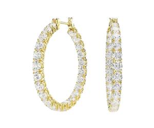 Swarovski - Orecchini a cerchio Matrix - - Accessories - Donna - Giallo - ONE SIZE