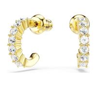 Swarovski Orecchini a cerchio Mini taglio rotondo - Bianco - Placcato oro 5725790