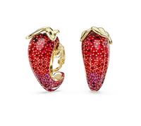 Swarovski Orecchini a clip Idyllia, Rossi, Placcato color oro