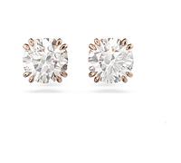 Swarovski Orecchini a lobo Constella, Taglio Round, Bianchi, Placcato color oro rosa