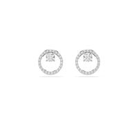 ORECCHINI A LOBO CONSTELLA TAGLIO ROUND RODIO DONNA SWAROVSKI