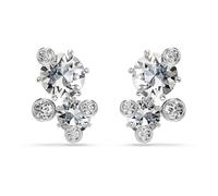 Swarovski Orecchini a lobo Constella, Taglio Round, Bianchi, Placcato rodio