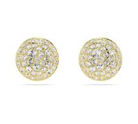 Swarovski Orecchini a lobo Meteora, Bianchi, Placcato color oro