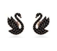 Swarovski Orecchini iconici con cristalli neri Swan 5684608