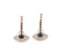 Swarovski Orecchini pendenti Symbolica, Occhio, Multicolore, Placcato color oro rosa