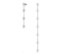 Swarovski Orecchini pendenti Constella, Design asimmetrico, Bianchi, Placcato rodio