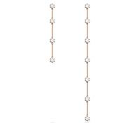Swarovski Orecchini Constella, Asimmetrico, Bianco, Placcato Color Oro Rosa