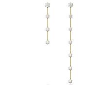Swarovski Orecchini Constella, Asimmetrico, Bianco, Placcato in tono oro lucido