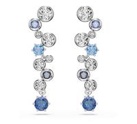 Swarovski Orecchini Constella, Misura Mista, Blu, Placcatura rodio