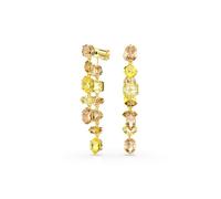 Swarovski Orecchini trafitti di gema, giallo, tono tono in oro